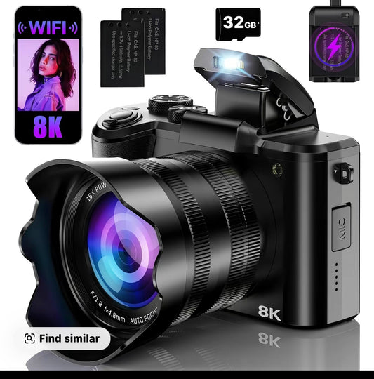8K Ultra HD Camera for Content Creators